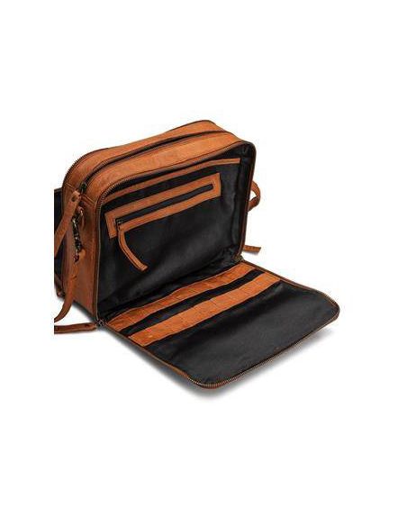 Cathy - sac à bandoulière coloris whisky