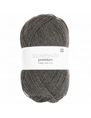 Pelote Rico sockenwolle premium 4 fils marron