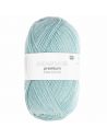 Pelote Rico sockenwolle premium 4 fils bleu clair
