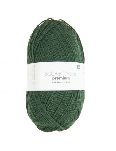 Pelote Rico sockenwolle premium 4 fils loden