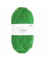 Pelote Rico sockenwolle premium 4 fils vert