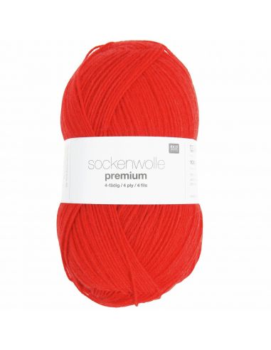Pelote Rico sockenwolle premium 4 fils orange