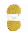 Pelote Rico sockenwolle premium 4 fils jaune