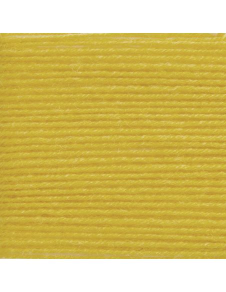 Pelote Rico sockenwolle premium 4 fils jaune