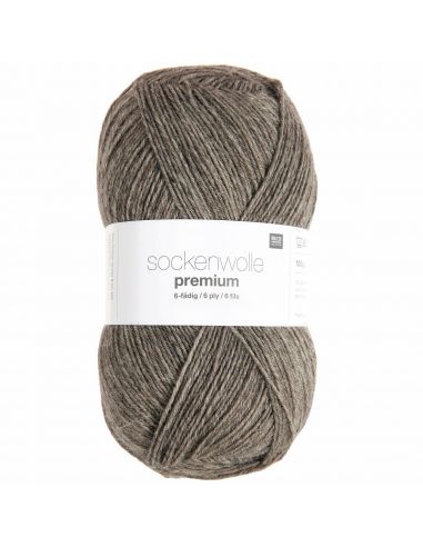 Pelote Rico sockenwolle premium 6 fils nature