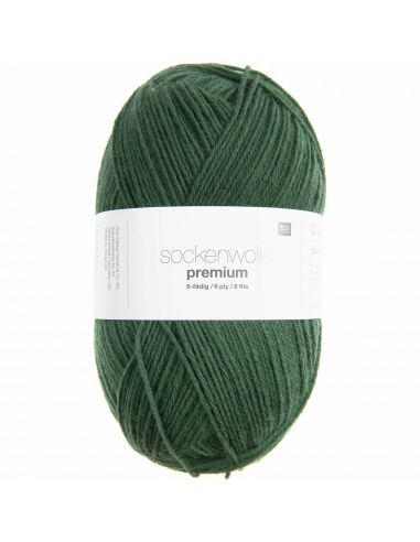 Pelote Rico sockenwolle premium 6 fils loden