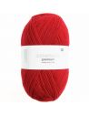 Pelote Rico sockenwolle premium 6 fils rouge