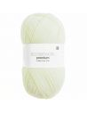 Pelote Rico sockenwolle premium 6 fils blanc