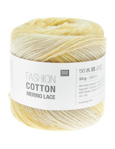 Pelote Fashion cotton merino lace lemons