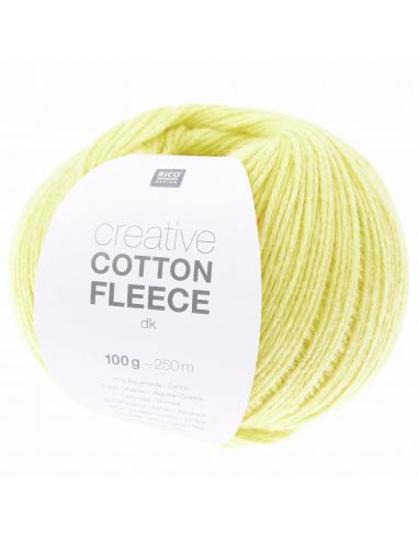 Pelote Creative cotton fleece dk citron
