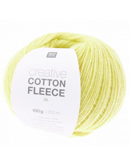 Pelote Creative cotton fleece dk citron