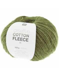 Pelote Creative cotton fleece dk olive
