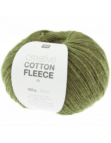 Pelote Creative cotton fleece dk olive