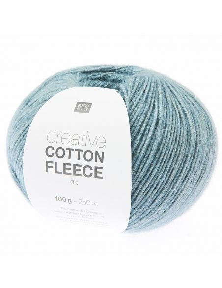 Pelote Creative cotton fleece dk bleu pigeon