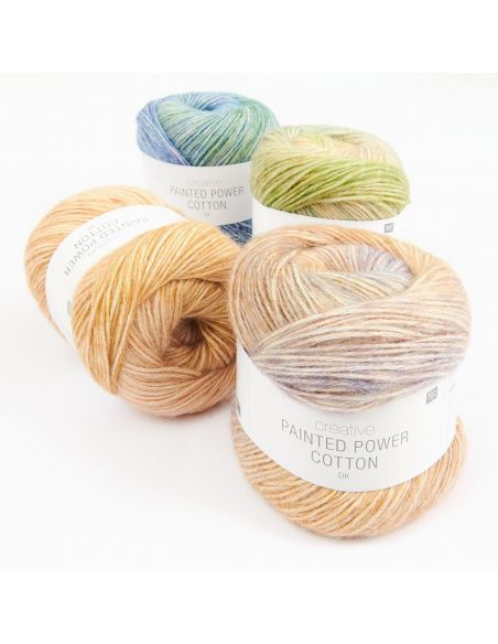 Pelote Creative painted power cotton dk aqua shades