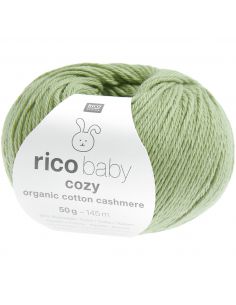 Pelote Rico baby cosy organic cotton cashmere sauge