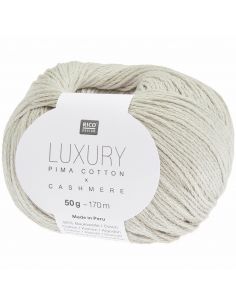 Pelote Luxury pima cotton x cashmere gris clair