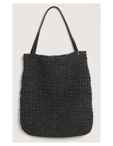 Pelote Luxury raffia paper noir
