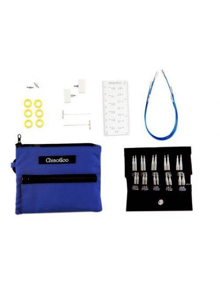 Kit d'aiguilles interchangeable Twist blue shorties small