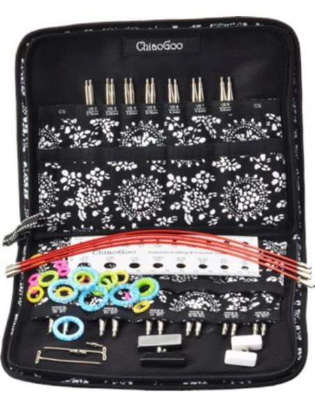 Kit d'aiguilles interchangeable Twist red lace complet 10cm
