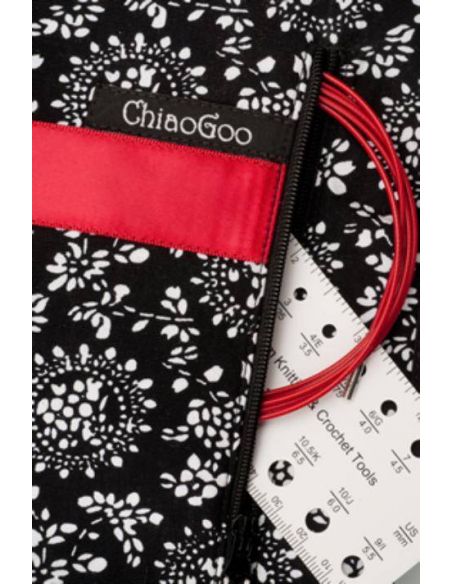 Kit d'aiguilles interchangeable Twist red lace complet 13cm