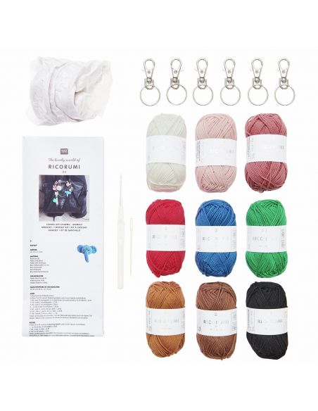 Kit de crochet Porte-clés Chingu animaux