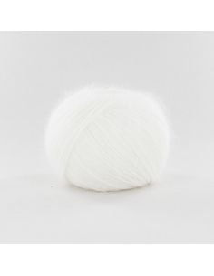 Pelote Fonty Cœur d'angora col 335 blanc
