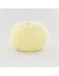 Pelote Fonty Cœur d'angora col 301 jaune pâle
