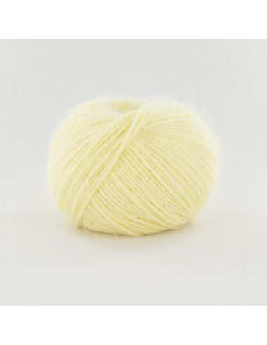 Pelote Fonty Cœur d'angora col 301 jaune pâle