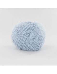 Pelote Fonty Cœur d'angora col 339 bleu dur