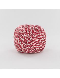 Pelote Fonty Scarlett col 5156 blanc-rouge