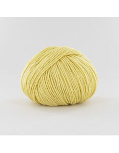 Pelote Fonty Soyeuse col 122 jaune poussin