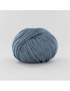 Pelote Fonty Soyeuse col 128 bleu gris