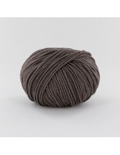 Pelote Fonty Soyeuse col 121 brun foncé