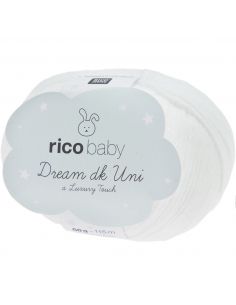 Pelote Rico baby dream dk uni blanc
