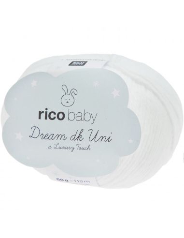 Pelote Rico baby dream dk uni blanc