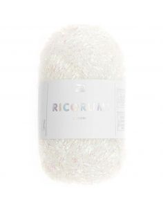 Pelote Creative Ricorumi lamé dk blanc irisé