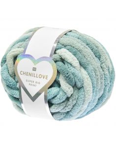 Pelote Creative chenillove super big print aqua