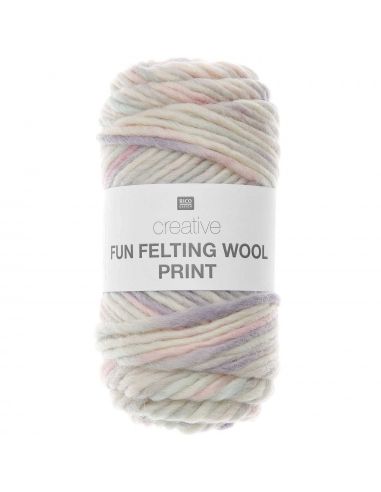 Rico Creative fun felting wool print