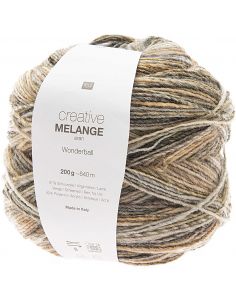 Pelote Creative melange aran wonderball écru mix