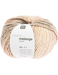 Pelote Creative melange chunky blanc
