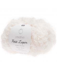 Pelote Creative petit lapin super chunky crème