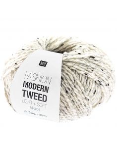 Pelote Fashion modern tweed aran crème