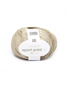 Pelote Creative sport print dk beige
