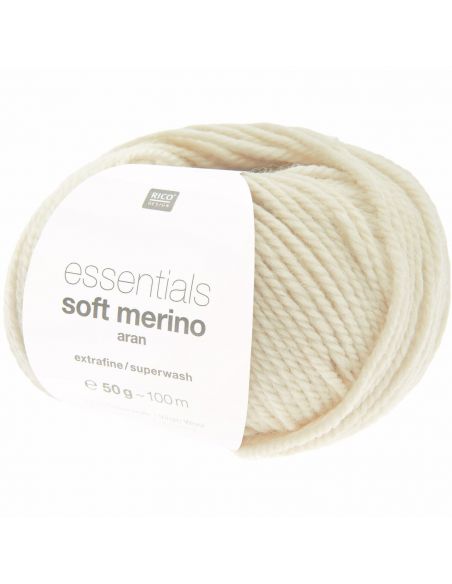 Pelote Essentials soft merino aran crème
