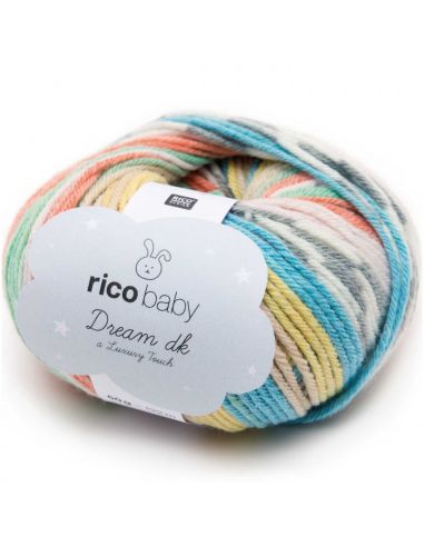 Pelote Rico baby dream dk rouge-lilas