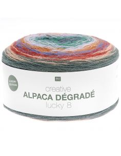 Pelote Creative alpaca dégradé lucky 8 automne