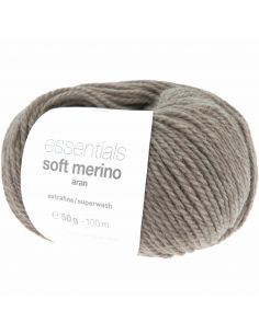Pelote Essentials soft merino aran galet mélangé