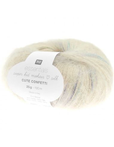 Rico Essentials super kid mohair loves silk cute confetti