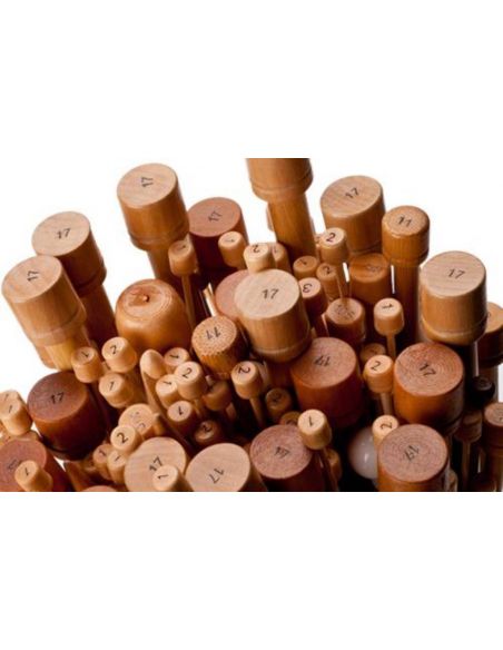 Aiguilles à tricoter en bambou Patina 17cm n°2,25